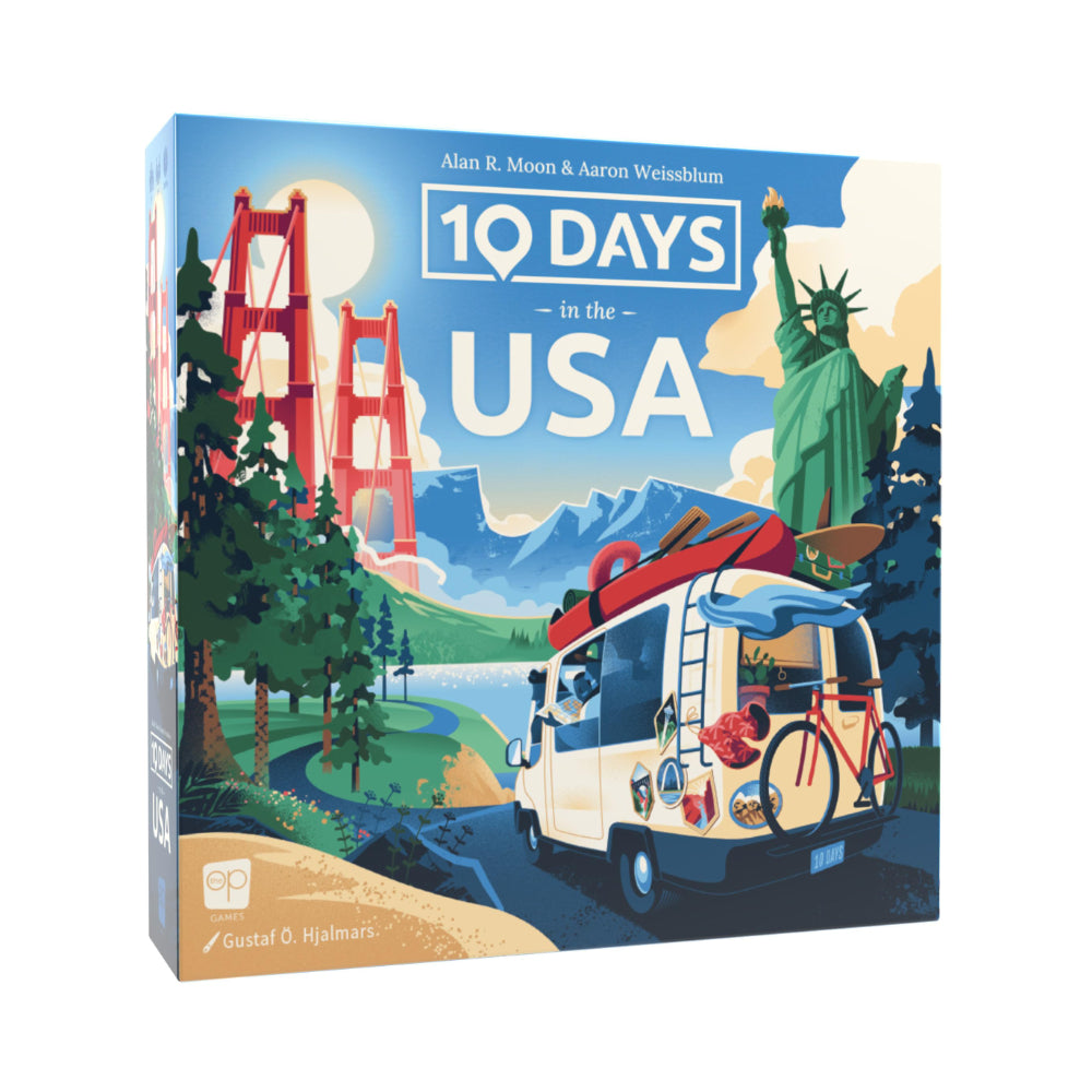10 Days In The USA Travel the country as your chart your course using destination and transportation cards