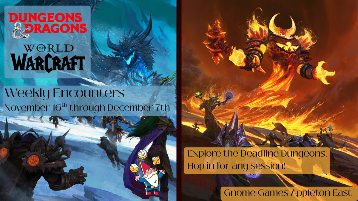 Dungeons & Dragons: Season of Champions Encounters at Gnome Games Appleton East - $10 @ Gnome Games - Appleton East (Nov 23) - Ticket