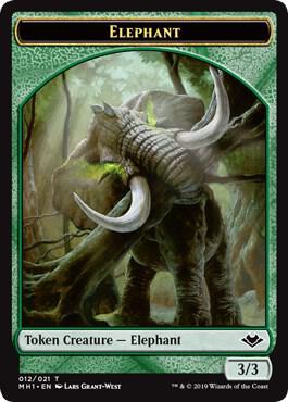 Goblin // Elephant Double-Sided Token (Back)