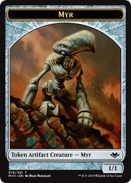 Soldier // Myr Double-Sided Token (Back)