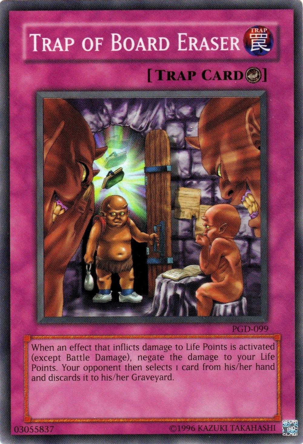 Trap of Board Eraser
