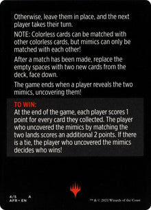 Magic Minigame: Mimic Match (Back)
