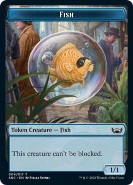 Treasure (013) // Fish Double-Sided Token (Back)