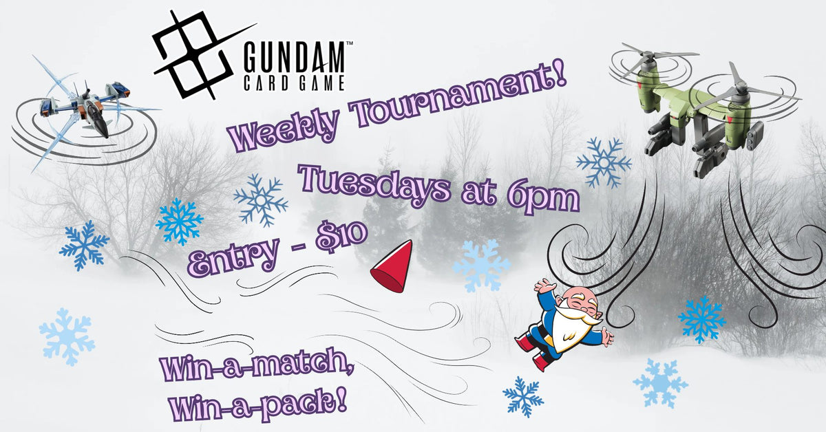 Gundam Card Game Weekly Tournament at Gnome Games Appleton North @ Gnome Games - Appleton North (Dec 1) - Ticket
