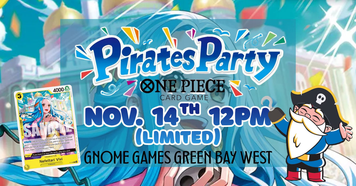One Piece Pirates Party 2026 Vol. 4 (Limited) at Gnome Games Green Bay West @ Gnome Games - Green Bay West (Nov 14) - Ticket