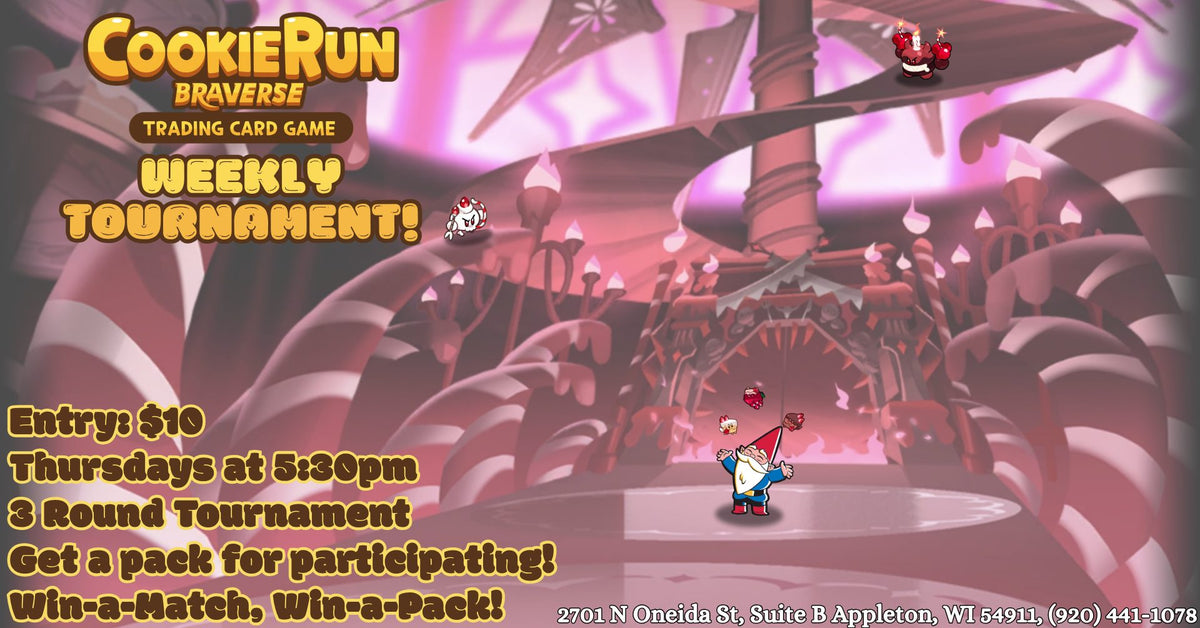 CookieRun: Braverse Weekly Tournament at Gnome Games Appleton North @ Gnome Games - Appleton North (Oct 8) - Ticket
