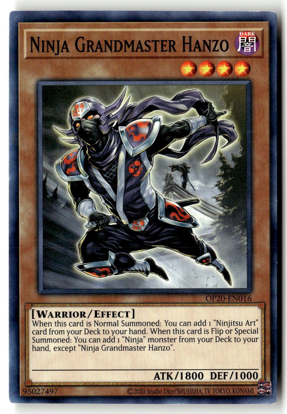 Ninja Grandmaster Hanzo