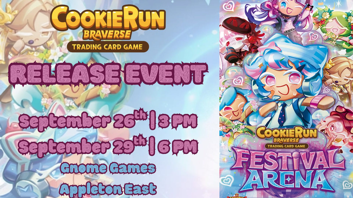 CookieRun: Braverse Festival Arena Prerelease at Gnome Games Appleton East - $24 @ Gnome Games - Appleton East (Sep 26) - Ticket