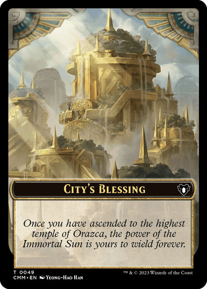 City's Blessing // Knight Double-Sided Token