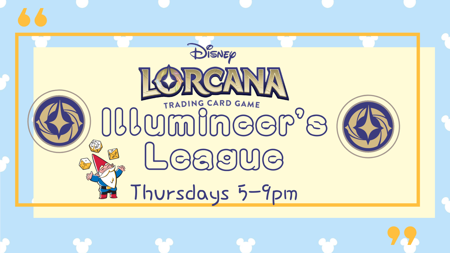 Disney Lorcana Illumineer's League at Gnome Games Green Bay East @ Gnome Games - Green Bay East (Aug 13) - Ticket