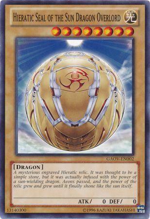 Hieratic Seal of the Sun Dragon Overlord