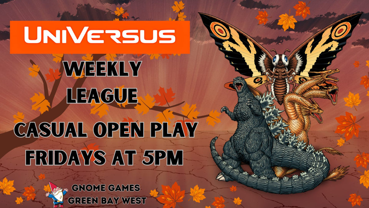 Universus Weekly League at Gnome Games Green Bay West @ Gnome Games - Green Bay West (Sep 11) - Ticket