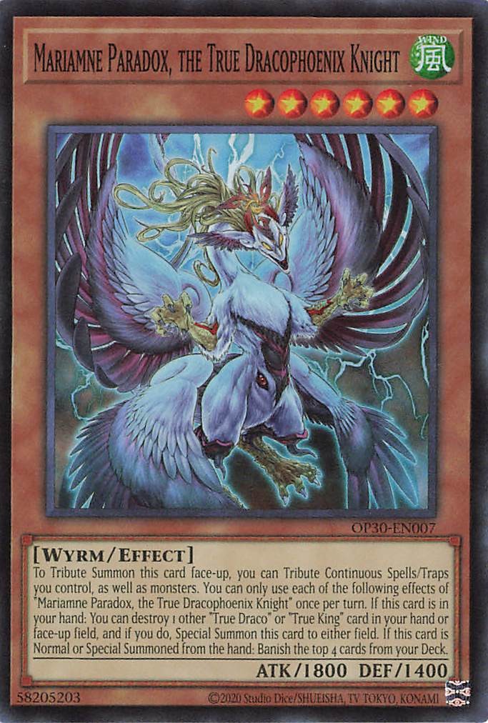 Mariamne Paradox, the True Dracophoenix Knight