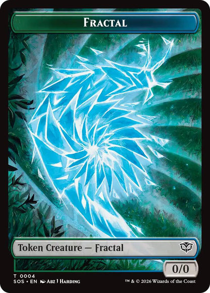 Fractal (0004) // Inkling (006) Double-Sided Token