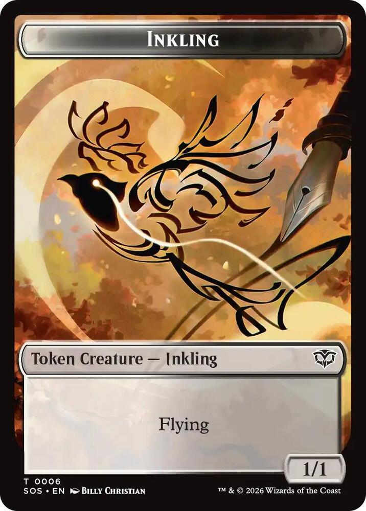 Fractal (0004) // Inkling (006) Double-Sided Token (Back)