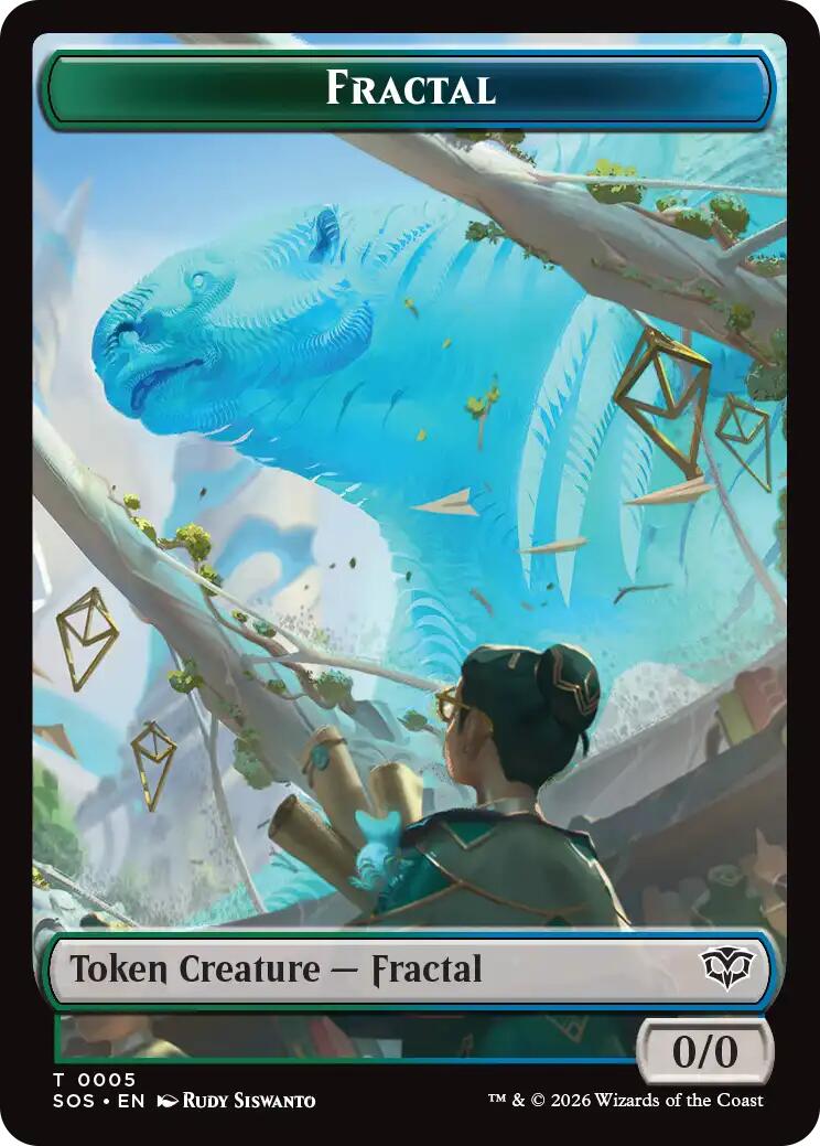 Fractal (0005) // Pest (0009) Double-Sided Token