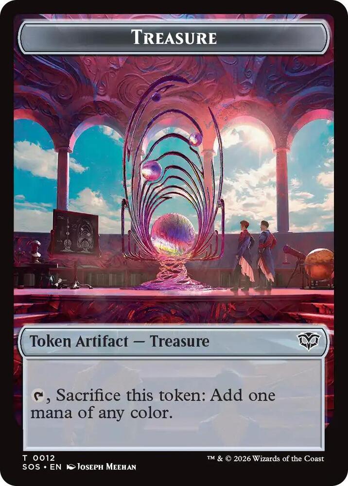 Elemental (0003) // Treasure Double-Sided Token (Back)