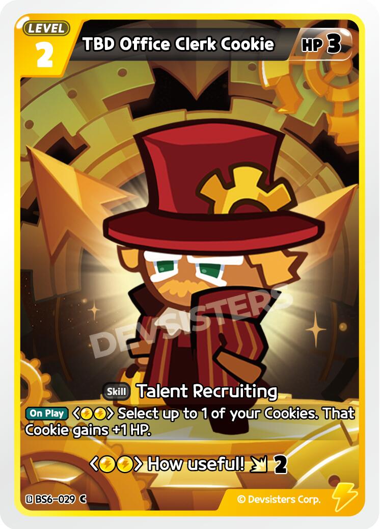 TBD Office Clerk Cookie
