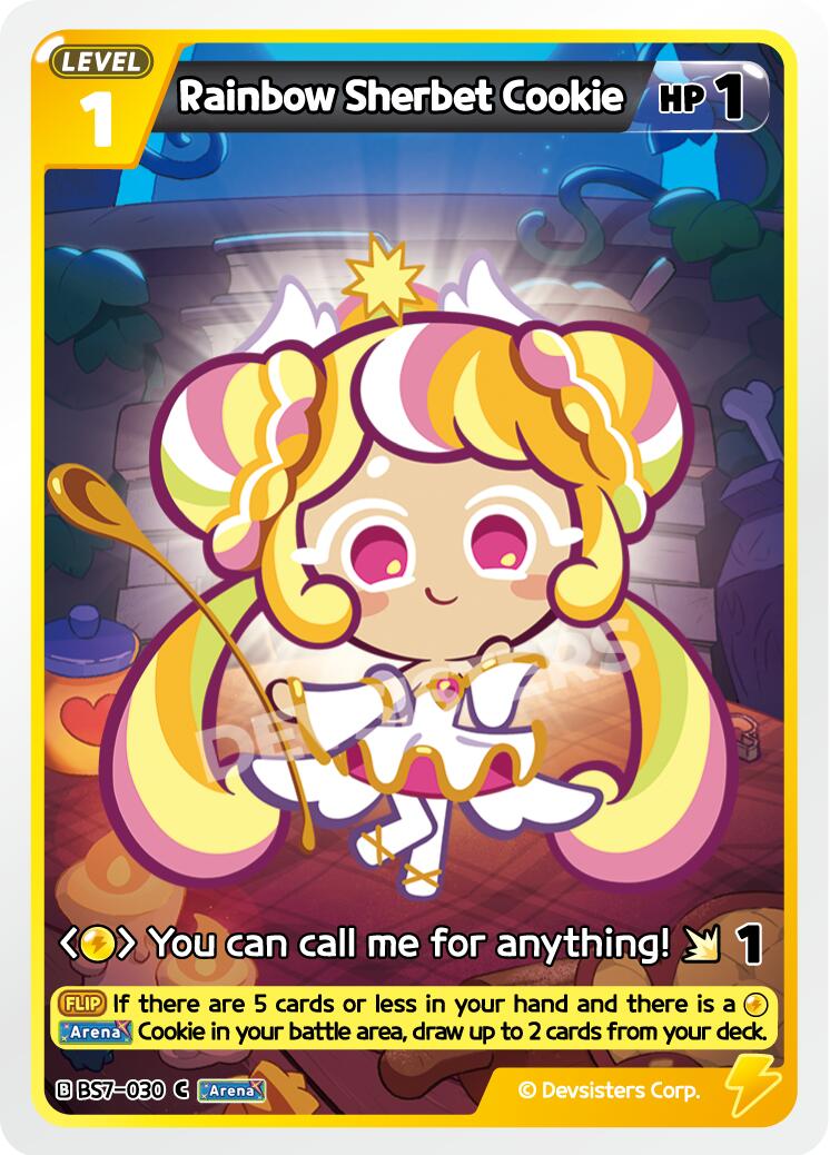 Rainbow Sherbet Cookie