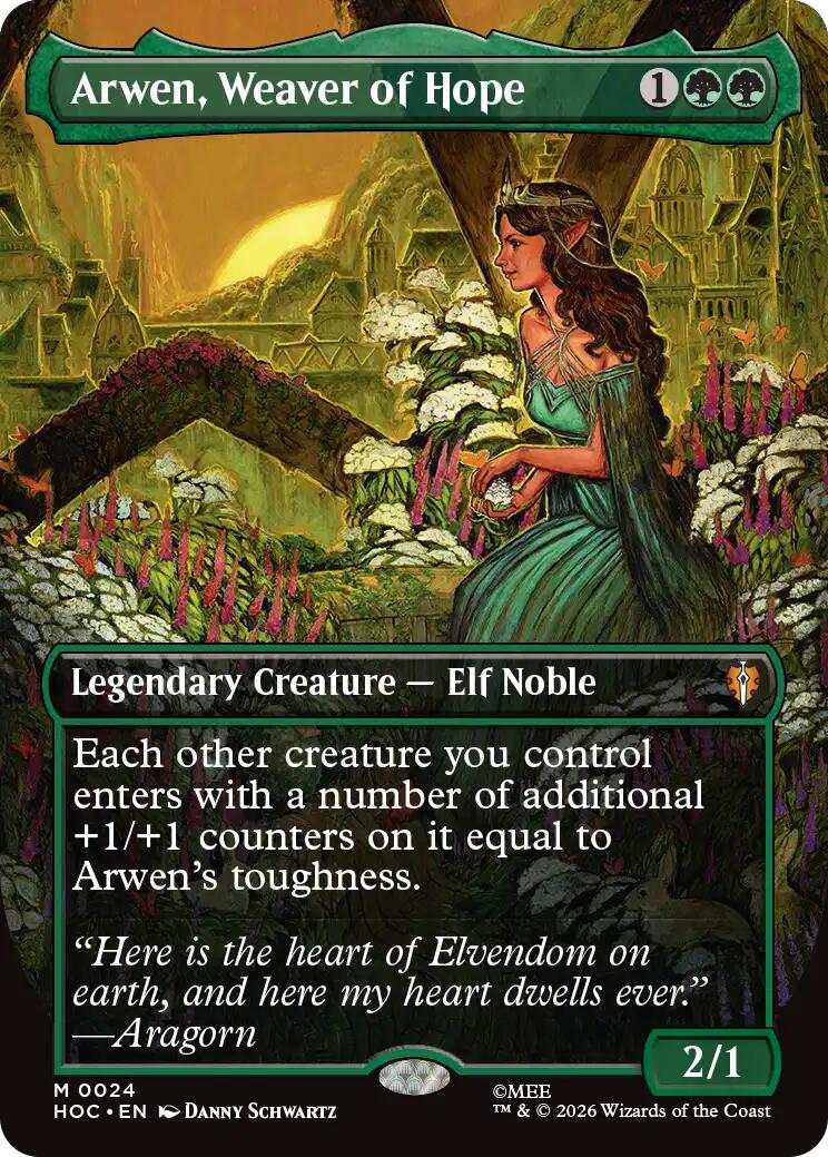 Arwen, Weaver of Hope (Borderless)