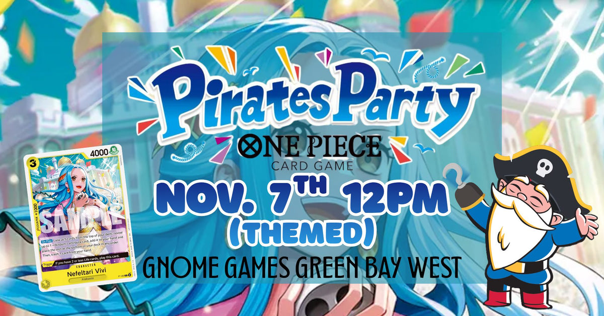One Piece Pirates Party 2026 Vol. 4 (Themed) at Gnome Games Green Bay West @ Gnome Games - Green Bay West (Nov 7) - Ticket