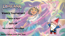 Disney Lorcana Weekly Tournament at Gnome Games Green Bay West @ Gnome Games - Green Bay West (Oct 9) - Ticket