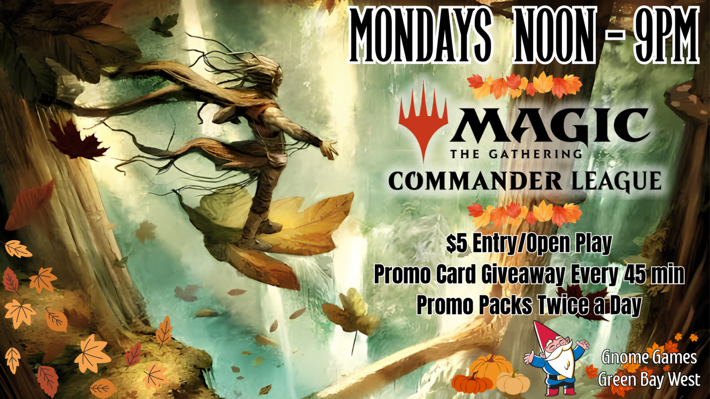 Commander League at Gnome Games Green Bay West @ Gnome Games - Green Bay West (Sep 28) - Ticket