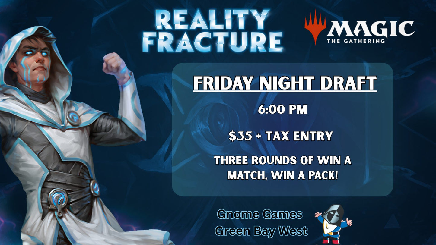 Magic the Gathering Weekly Draft at Gnome Games Green Bay West @ Gnome Games - Green Bay West (Oct 2) - Ticket