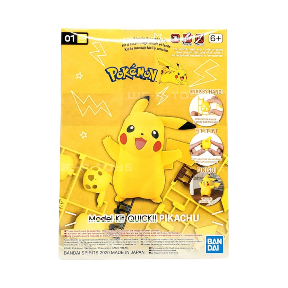 Bandai Hobby Pokemon Pikachu Model Quick Kit (01)
