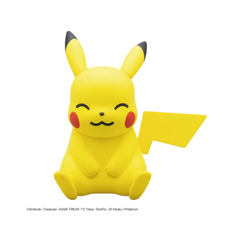 Bandai Spirits Pokemon QUICK!! 16 Pikachu Sitting Pose Plastic Model Kit