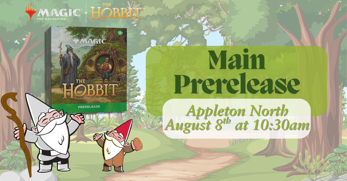 Magic the Gathering x The Hobbit Main Event Prerelease at Gnome Games Appleton North! @ Gnome Games - Appleton North (Aug 8) - Ticket