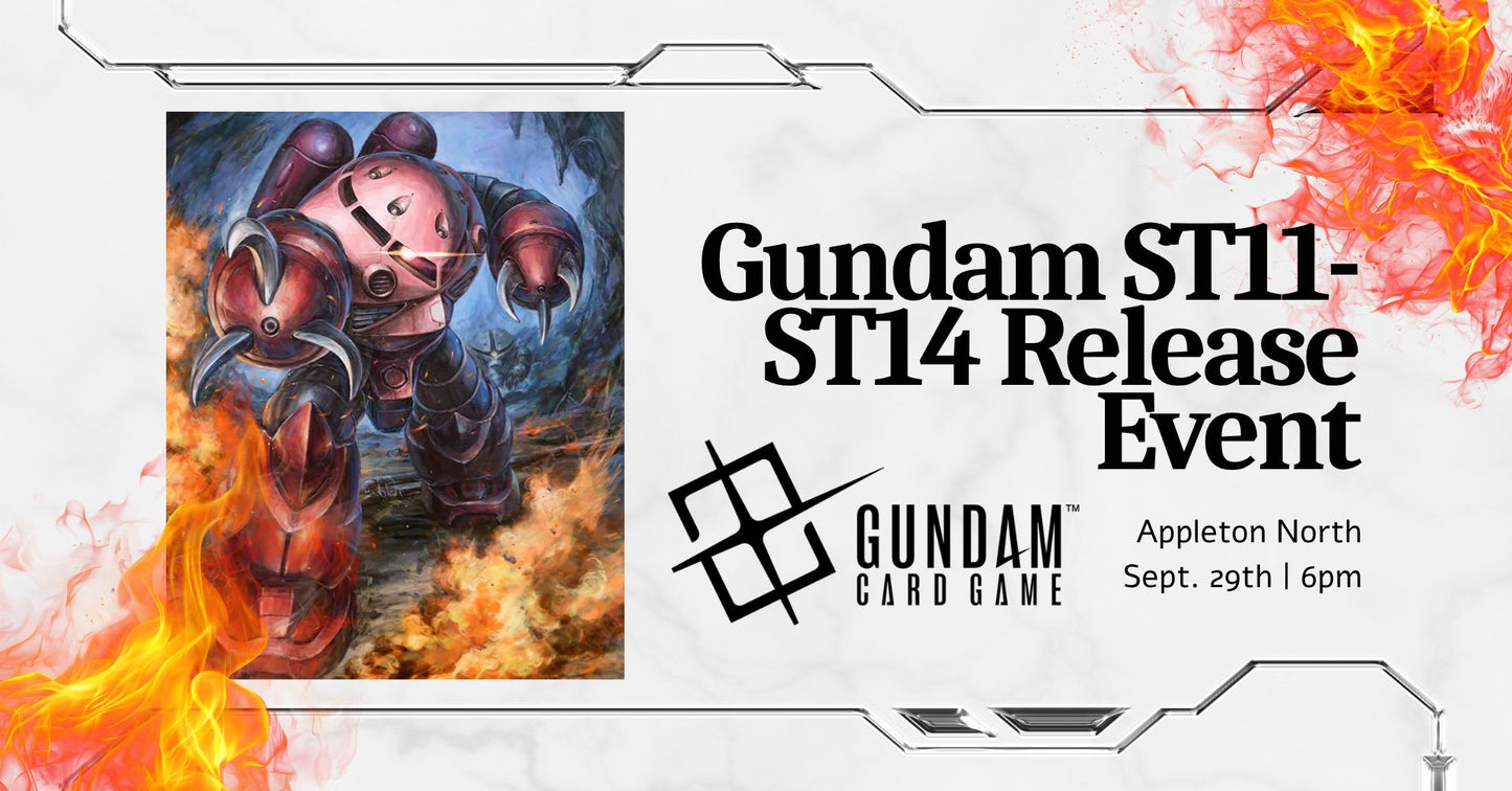 GUNDAM CARD GAME ST11-14 Release Event at Gnome Games Appleton North! @ Gnome Games - Appleton North (Sep 29) - Ticket