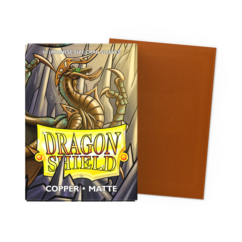 Dragon Shield Sleeves: Japanese: Matte Copper (60ct)