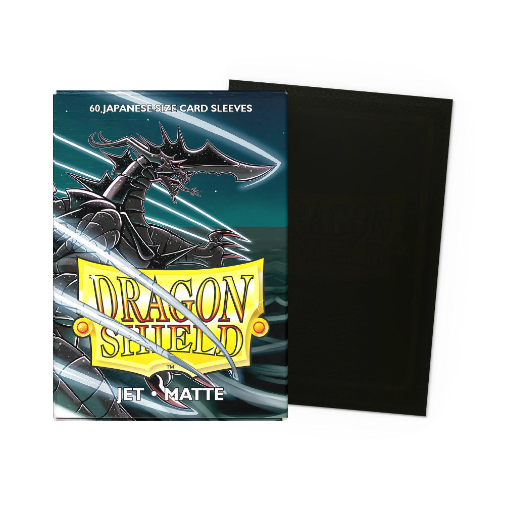 Dragon Shield Sleeves: Japanese: Matte Jet (60ct)