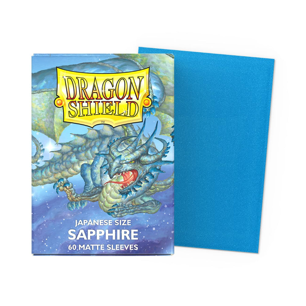 Dragon Shield Sleeves: Japanese: Matte Saphhire (60ct)