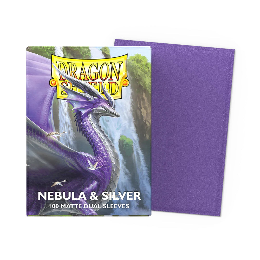DS Nebula & Silver Matte Dual Sleeves (100)