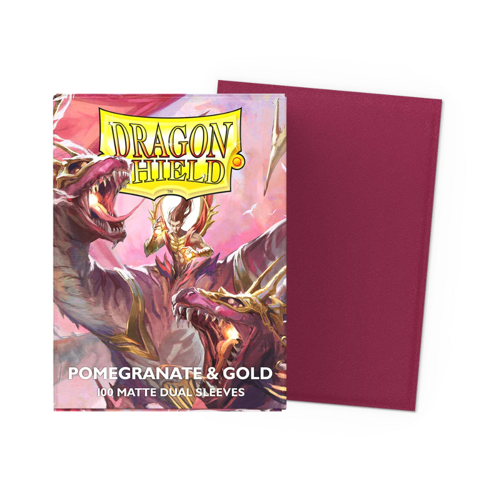 DS Standard Dual: Pomegranate & Gold Sleeves (100)