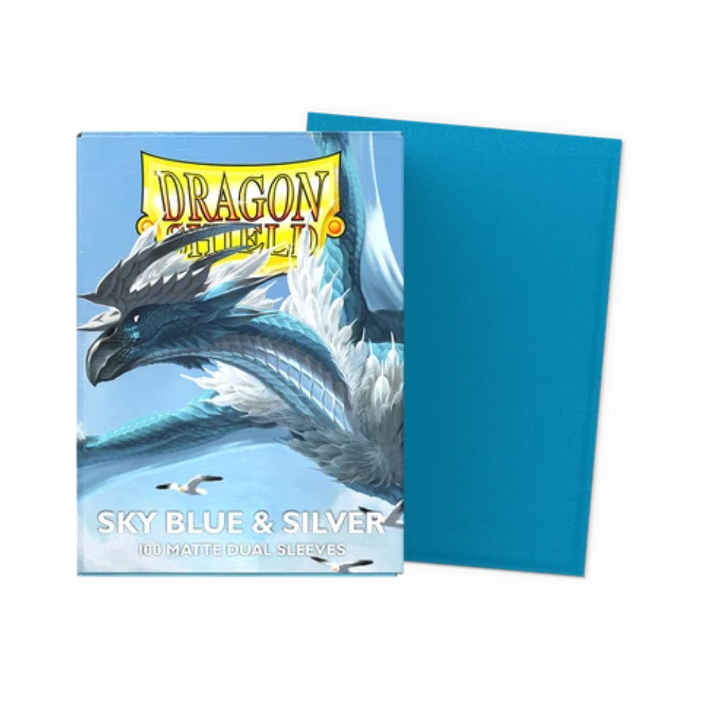 DS Standard: Matte Dual Sky Blue Sleeves (100)
