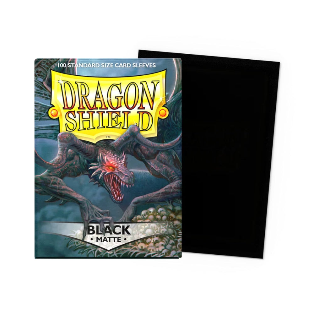 Dragon Shield Standard: Matte Black Sleeves (100ct)