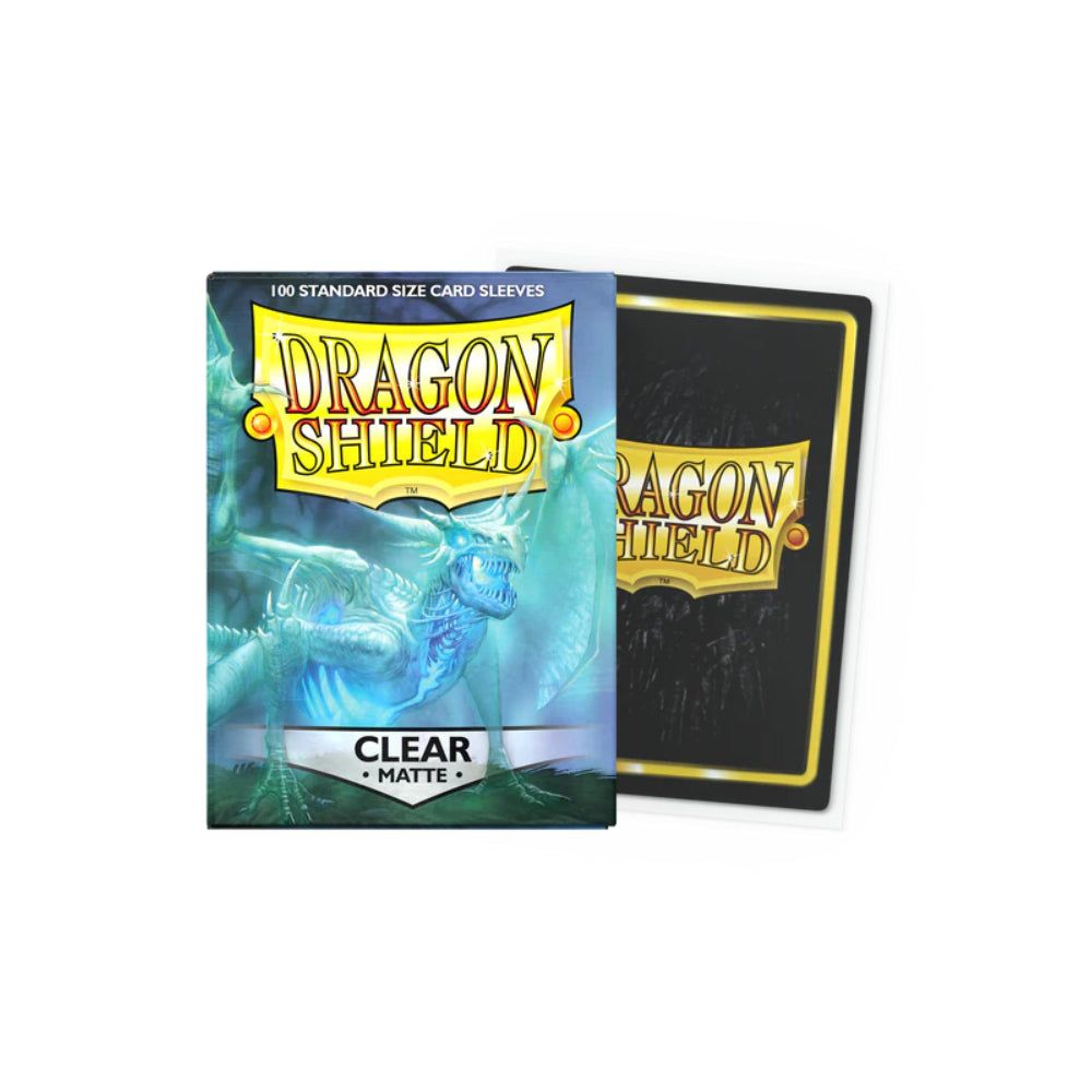 Dragon Shield Standard: Matte Clear Sleeves (100ct)