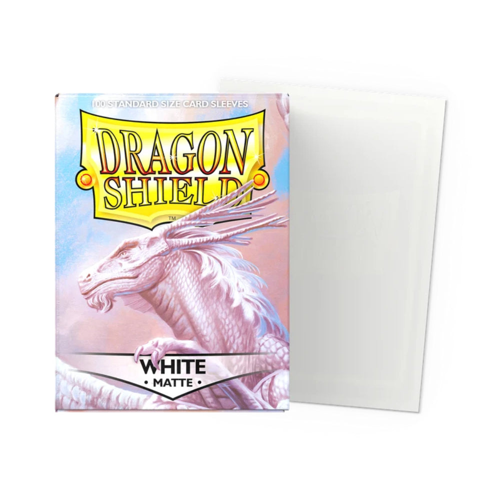 Dragon Shield Standard: Matte White Sleeves (100ct)
