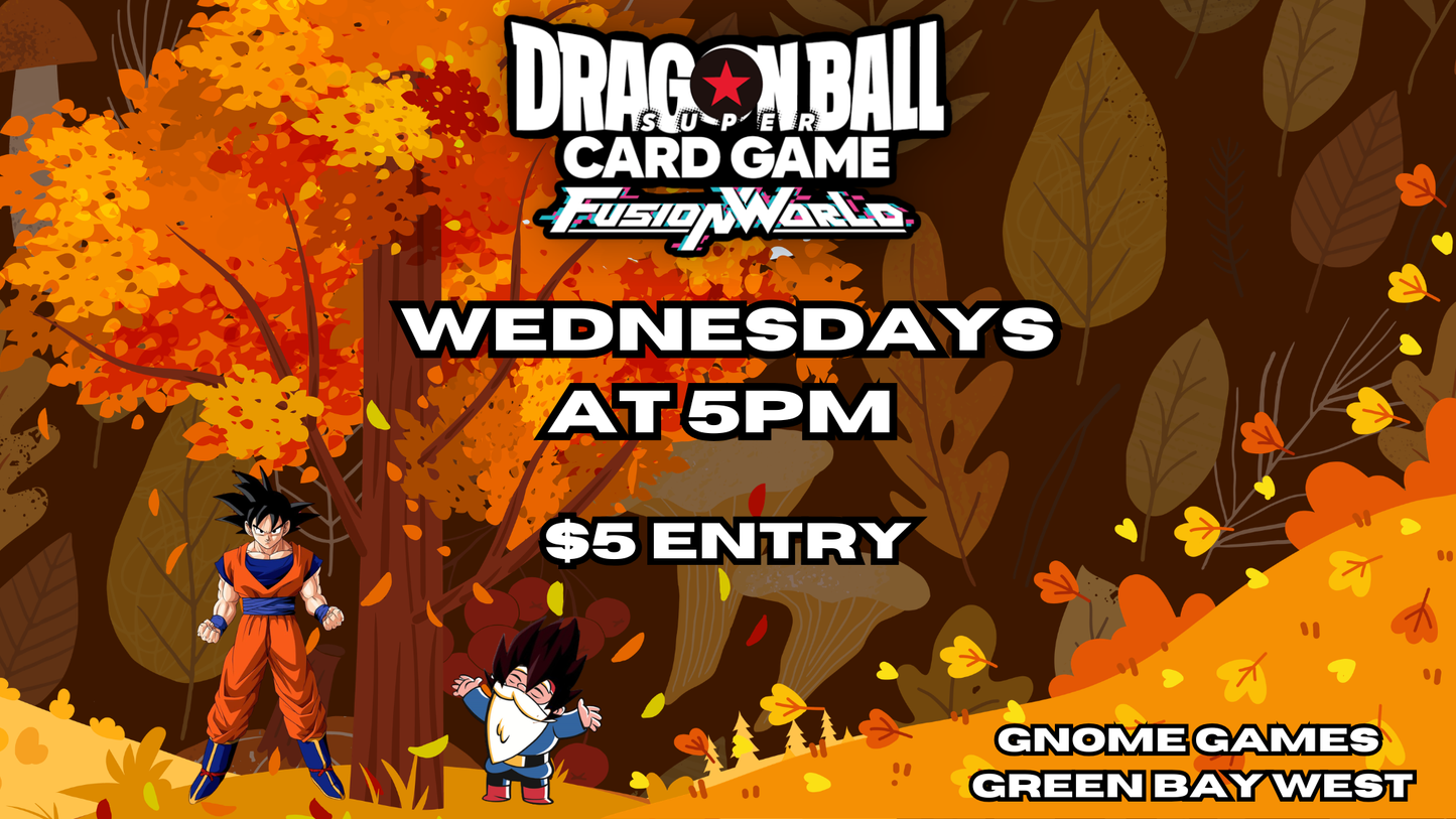 Dragonball Super Fusion World at Gnome Games Green Bay West @ Gnome Games - Green Bay West (Sep 16) - Ticket