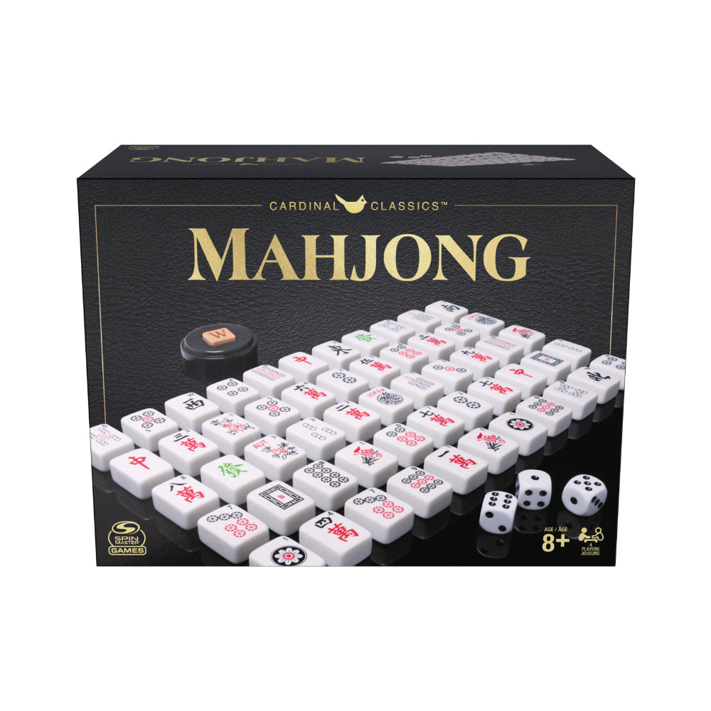 Mahjong Tile Set w/ Colorful Carrying Case