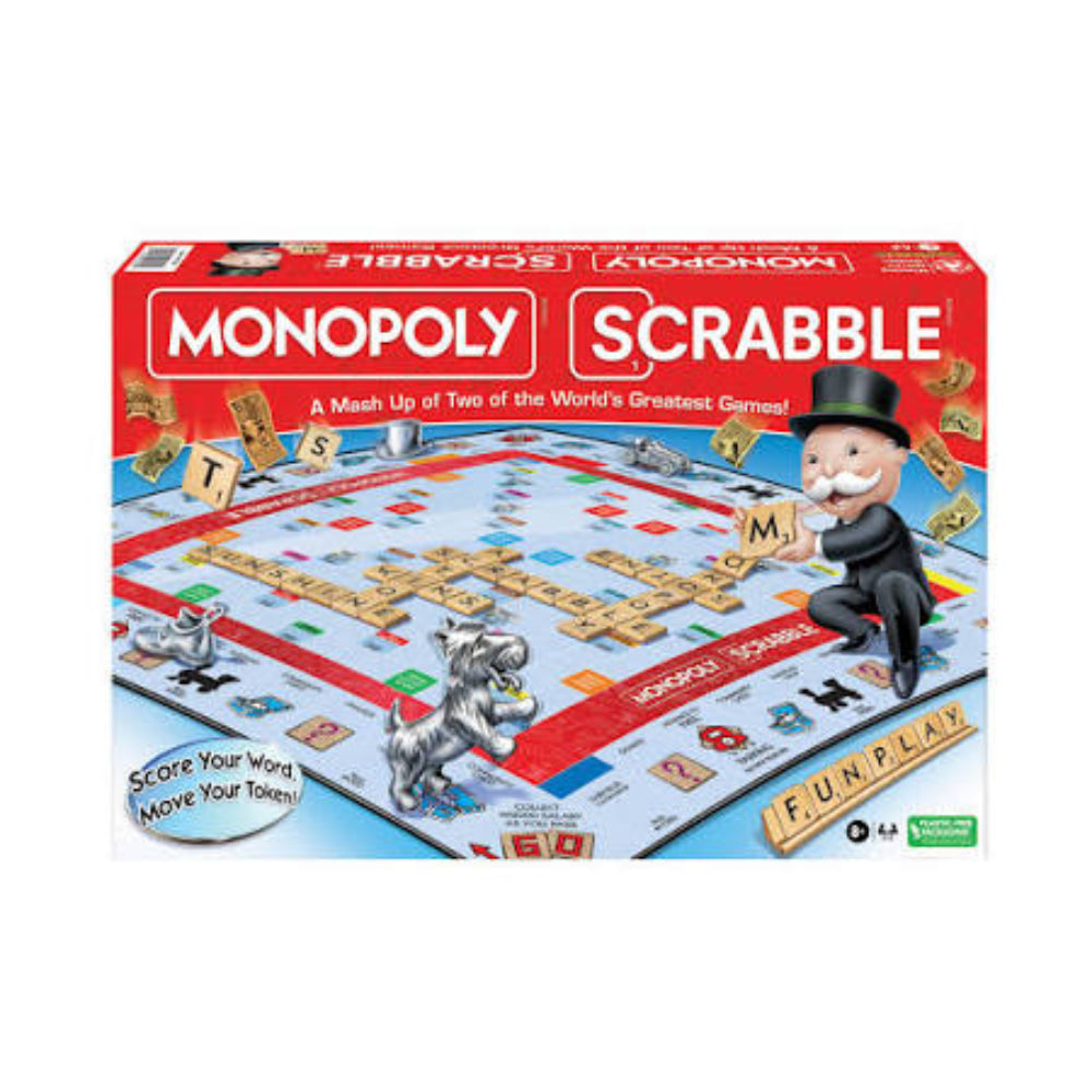 Monopoly Scrabble Two Classic Games Combined Into One!