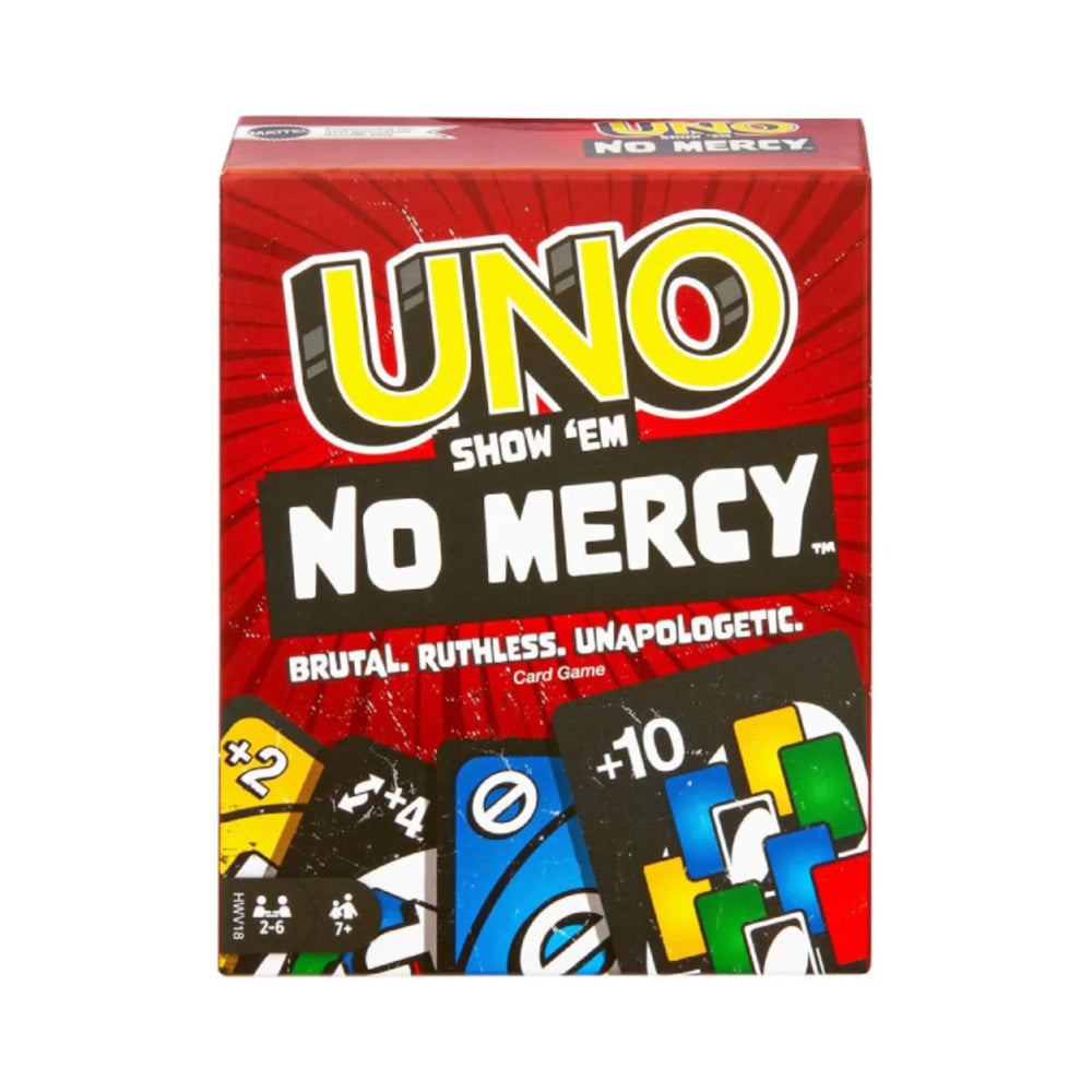 Uno Show Em No Mercy Brutal. Ruthless. Unapologetic Card Game