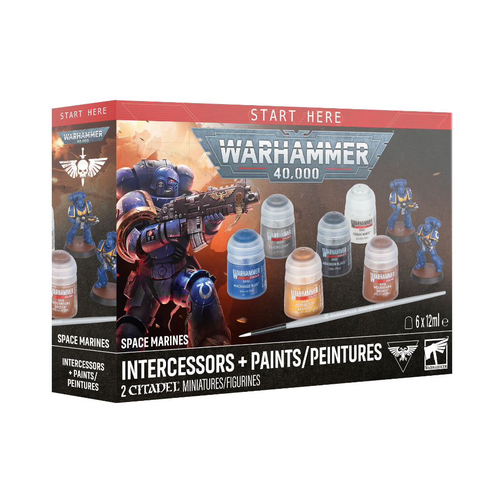 Warhammer 40K: Space Marines Intercessrs +Paints