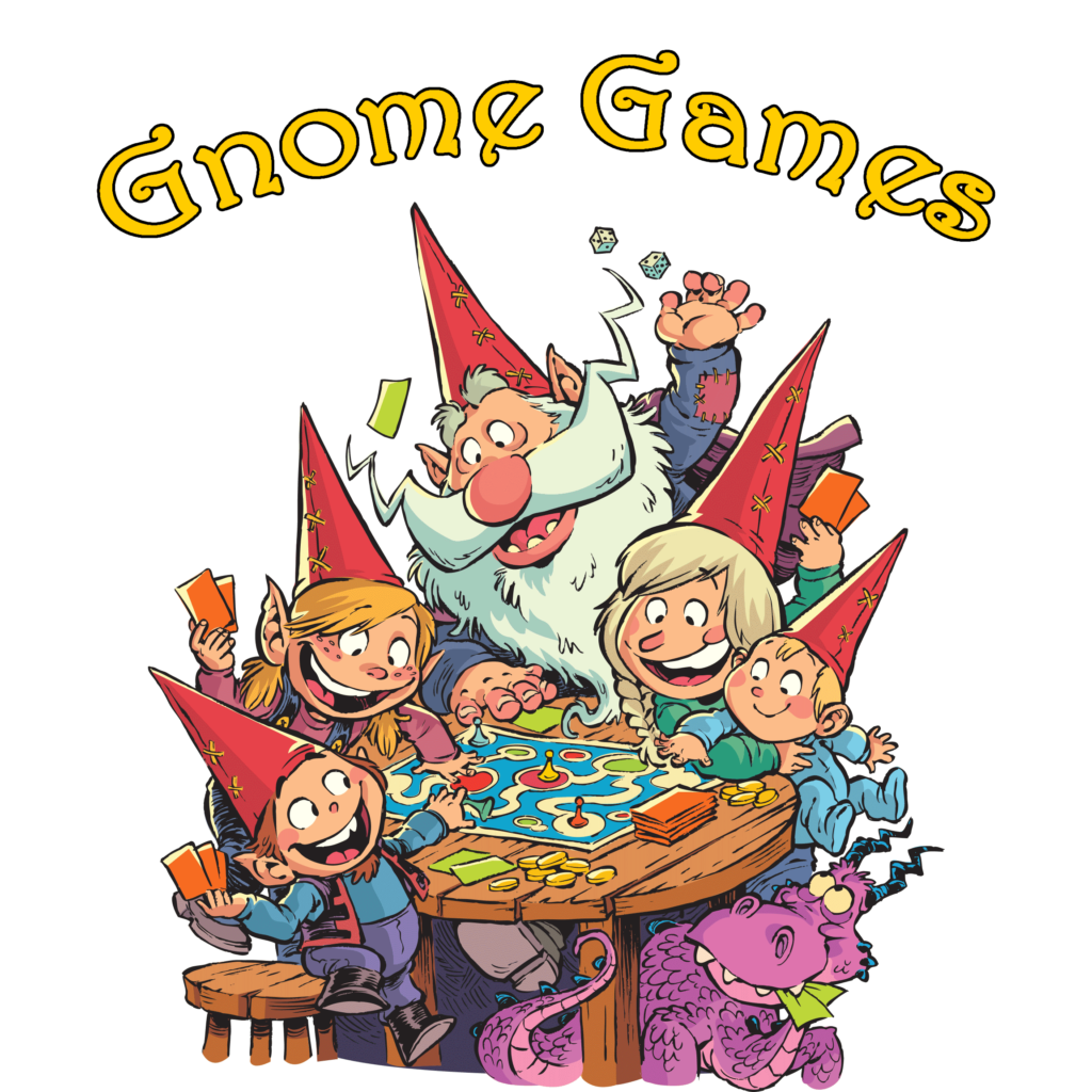 Gnome Games Family Game Night illustration