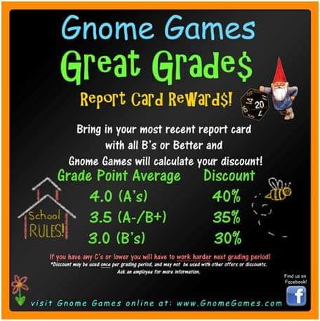 good grades report card