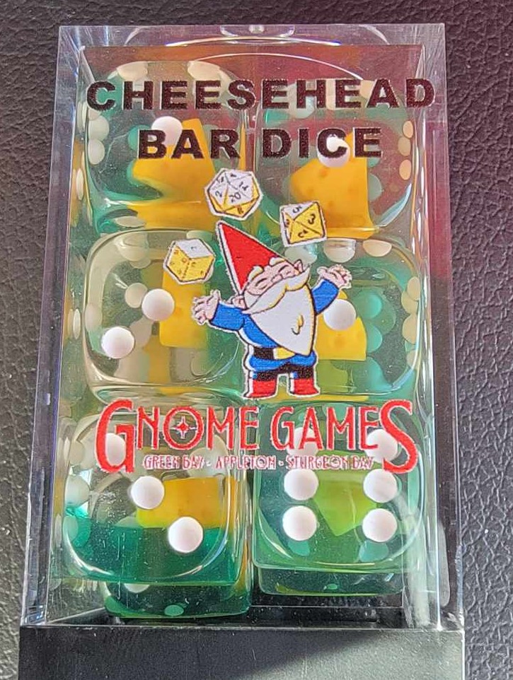 Cheesehead Bar Dice