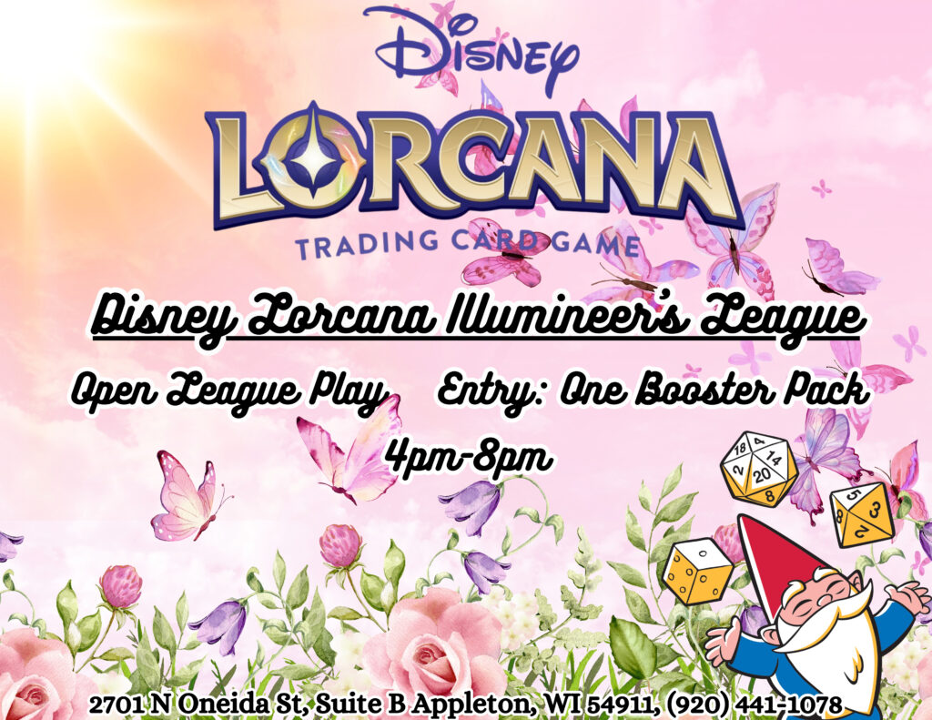 Disney Lorcana League at Gnome Games Appleton North